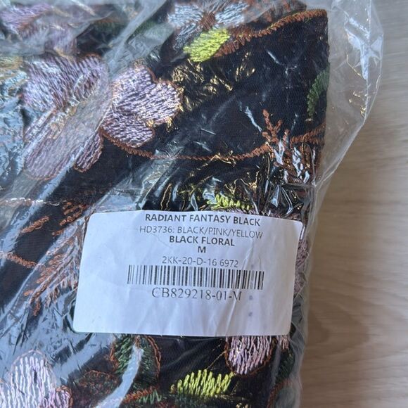 Lulu’s Radiant Fantasy Black Floral Embroidered Tulle Maxi Dress M NWT in packag - Picture 6 of 7